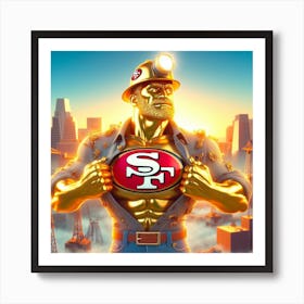 San Francisco 49ers 10 Art Print