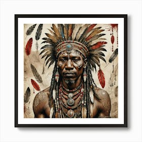 Indian Chief Art Print