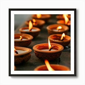 Diwali Lights 10 Art Print