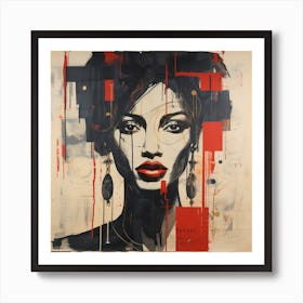 'Black Woman' 1 Art Print