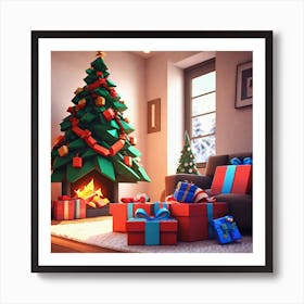 Christmas Tree 47 Art Print