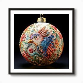 Eagle Ornament Art Print