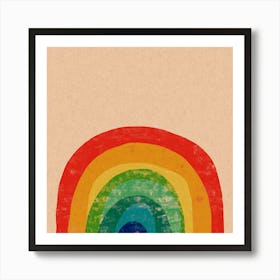 Retro Rainbow Poster