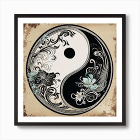 Yin Yang 5 Art Print