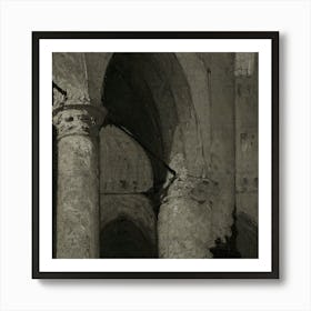 Church With Pillars Art Print