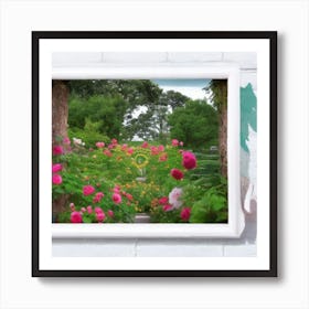 Rose Garden 1 Art Print