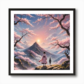 Cherry Blossoms of Heaven Art Print