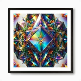 Psychedelic Mandala Art Print