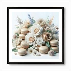 Bouquet Of Macarons Art Print