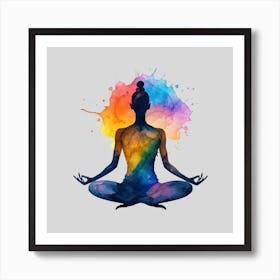 Yoga Meditation Art Print