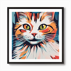 Cat Painting Art Print