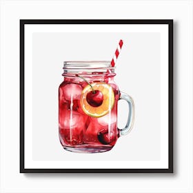 Cherry Lemonade 6 Art Print