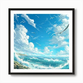 Seascape 1 Art Print