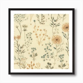 Wildflowers 1 Art Print