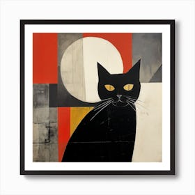 Black Cat Art Print