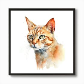 Serengeti Cat Portrait 3 Art Print