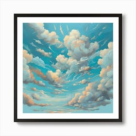 Clouds In The Sky Art Print