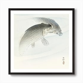 Two Carp Fish (1900 1910), Ohara Koson Art Print