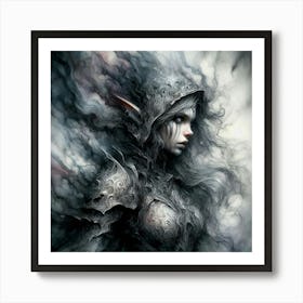 Dark Elf 3 Art Print