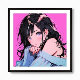Anime Girl 5 Art Print