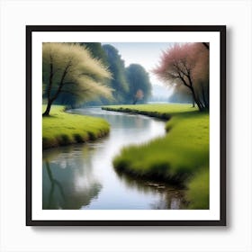 Spring In The Countryside Art Print