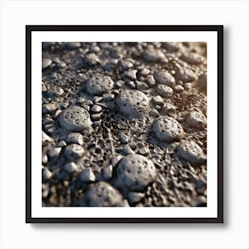 Rocks And Pebbles Art Print