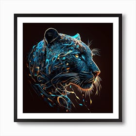 Myeera Digital Logo Style Of A Panther B45e2b41 94ab 47fb 9768 F1980e93d798 Art Print