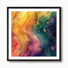 Nebula Painting Art Print