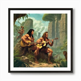 Man Cave Collection: Jungle Music 1 Art Print