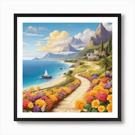 Path To The Sea 9 Art Print