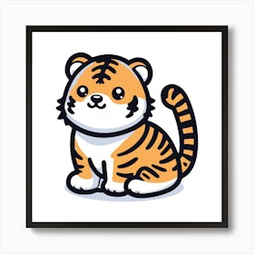 Cute Tiger 5 Art Print