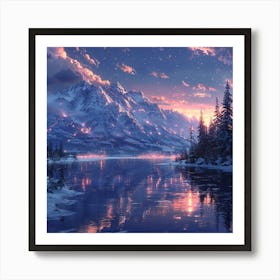 Winter Landscape Art Print