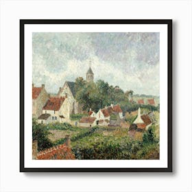 Village Of Saint-Julien Art Print