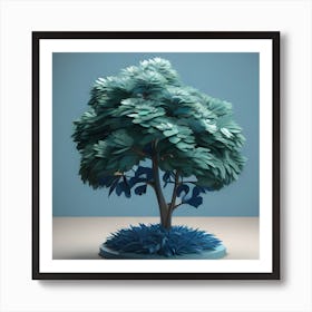 3d Tree Art Print