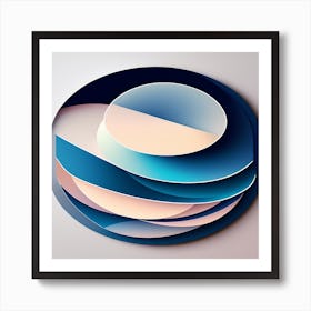 Abstract Circles Art Print