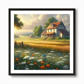 House In The Countryside Poster