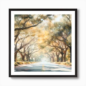 Charleston Road Art Print