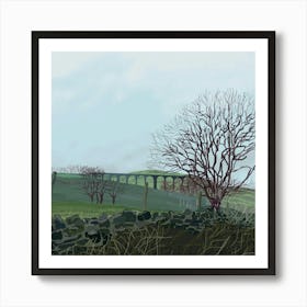 Hewenden Viaduct Art Print