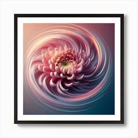 Chrysanthemum flower Art Print