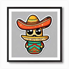 Mexican Sombrero 1 Art Print