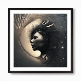 Entangled Emotions Art Print