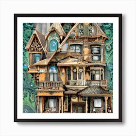 Victorian House 1 Art Print