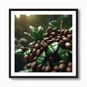 Coffee Beans On A Tree 81 Art Print