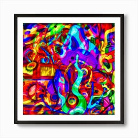 Psychedelic Peace Art Print