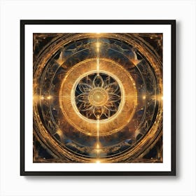 Divine and sacred energy Art Print