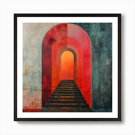 Stairway To Heaven 1 - city wall art, colorful wall art, home decor, minimal art, modern wall art, wall art, wall decoration, wall print colourful wall art, decor wall art, digital art, digital art download, interior wall art, downloadable art, eclectic wall, fantasy wall art, home decoration, home decor wall, printable art, printable wall art, wall art prints, artistic expression, contemporary, modern art print, Art Print