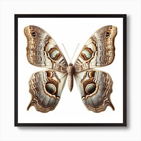 Butterfly of Argema mittrei 3 Art Print