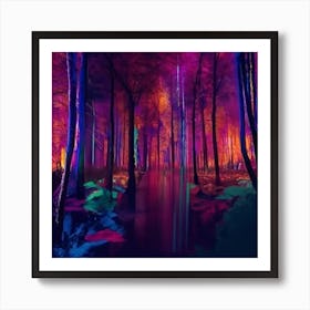 Forest 21 Art Print