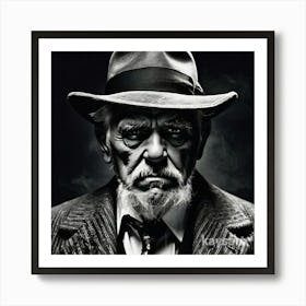 Old Man In The Hat Art Print