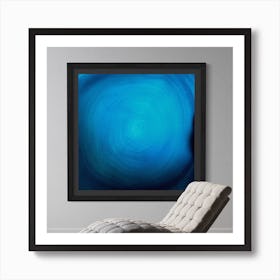 Everything blue Art Print